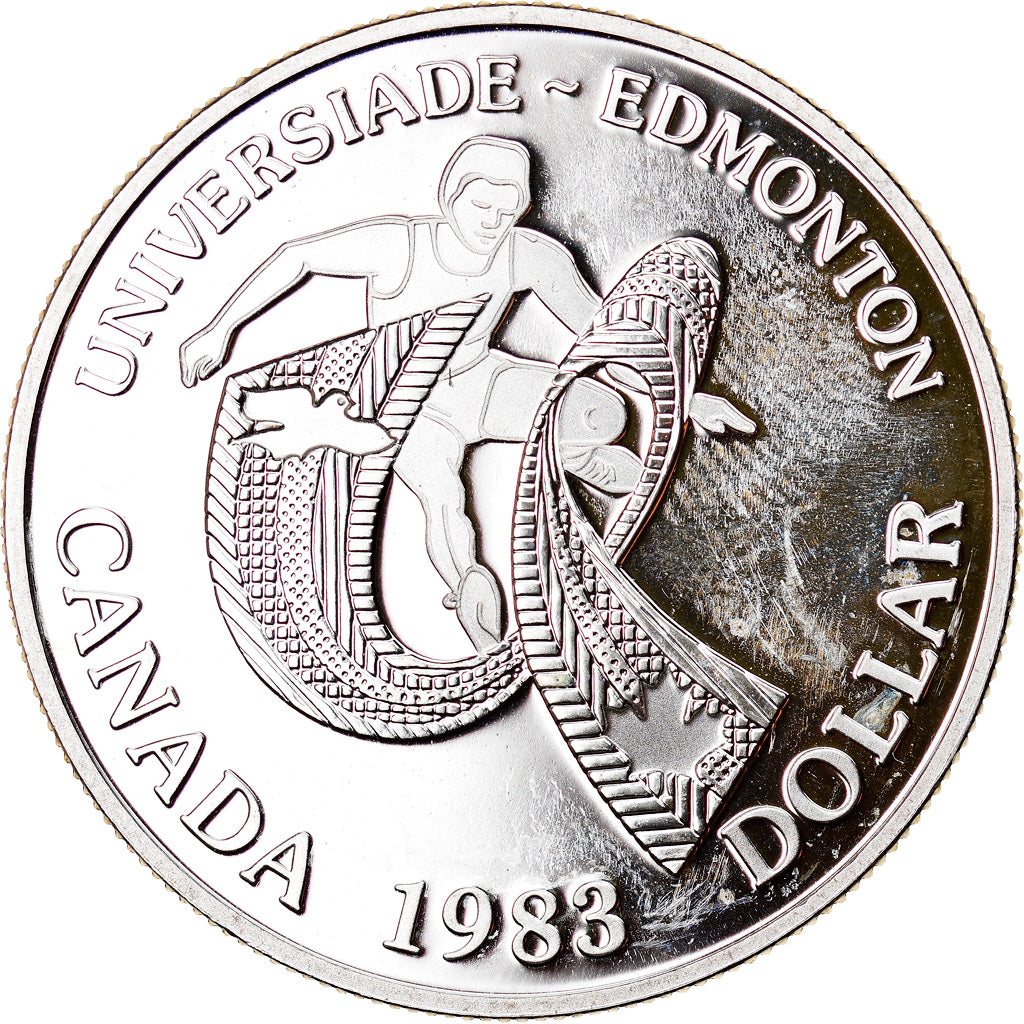 Coin, Canada, Elizabeth II, Dollar, 1983, Royal Canadian Mint, Ottawa, Proof