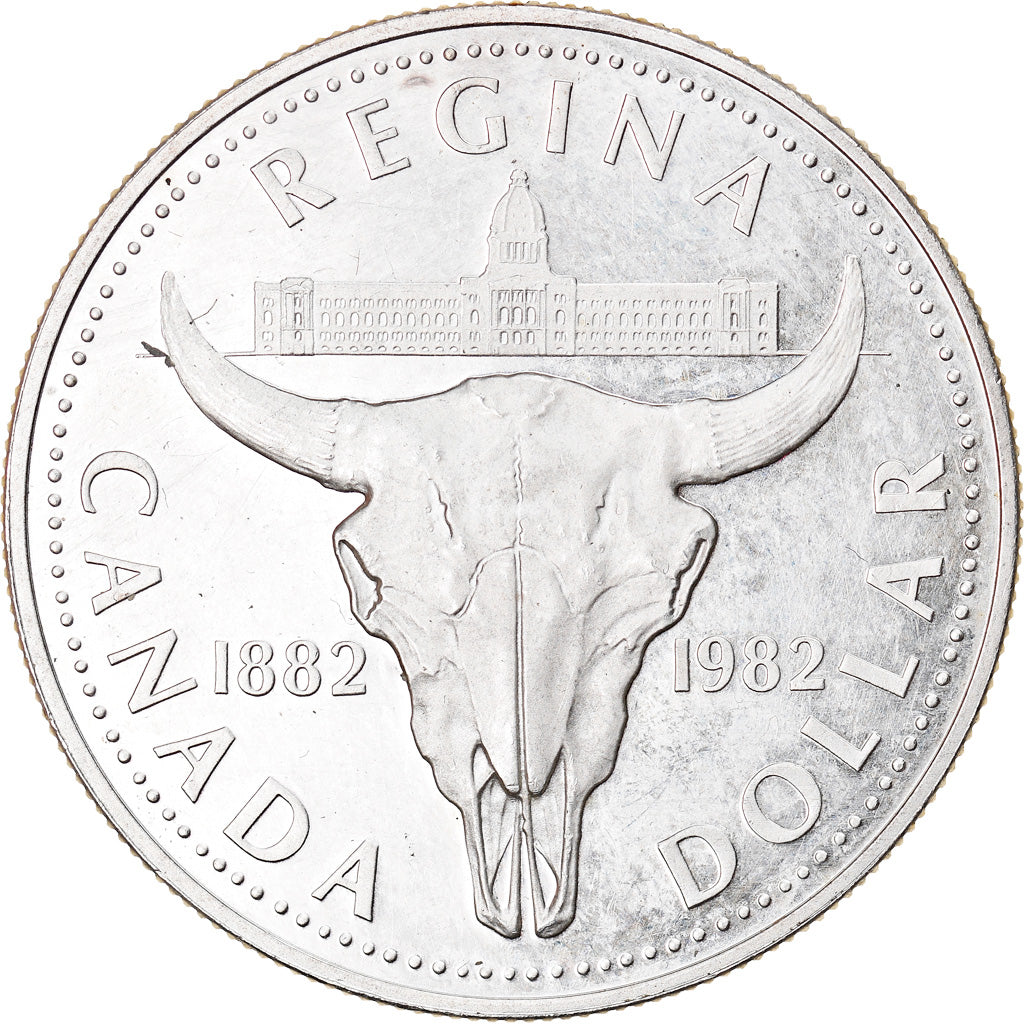Coin, Canada, Elizabeth II, Dollar, 1982, Royal Canadian Mint, Ottawa, BE