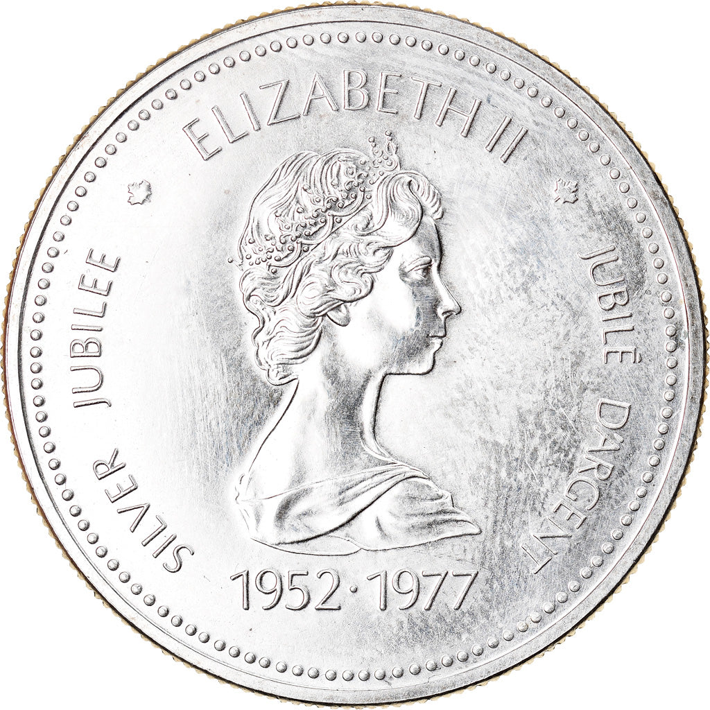 Coin, Canada, Elizabeth II, Dollar, 1977, Royal Canadian Mint, Ottawa
