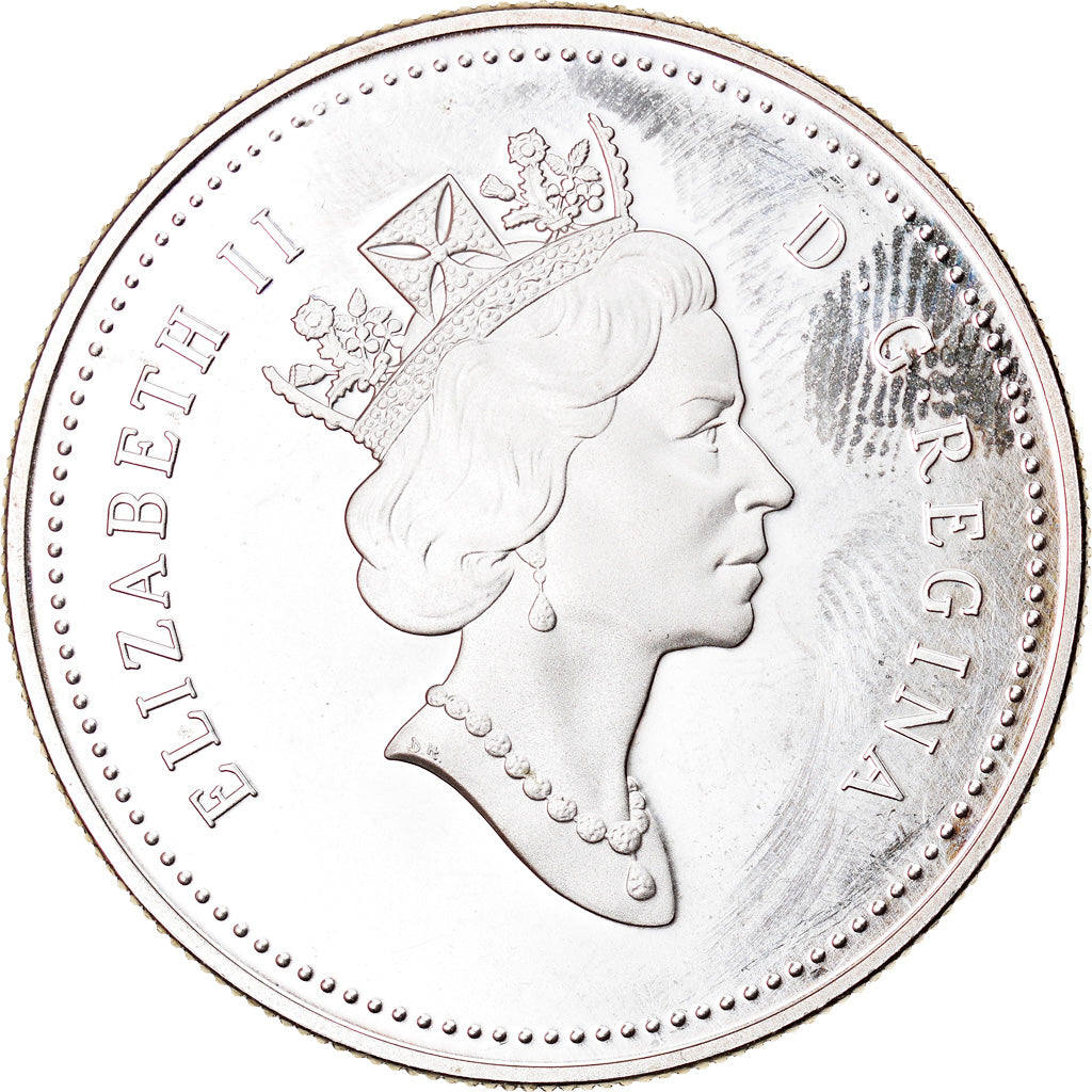 Coin, Canada, Elizabeth II, Dollar, 1990, Royal Canadian Mint, Ottawa, Proof