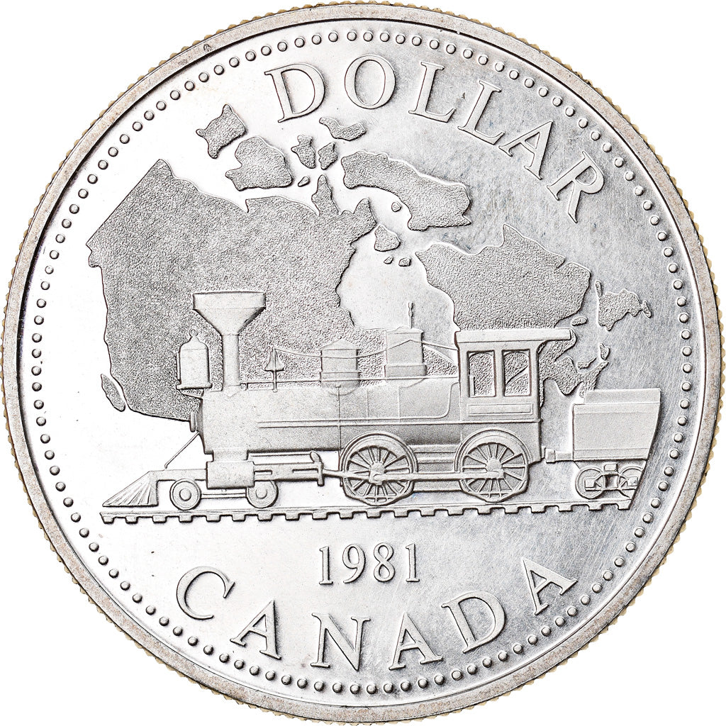 Coin, Canada, Elizabeth II, Dollar, 1981, Royal Canadian Mint, Ottawa