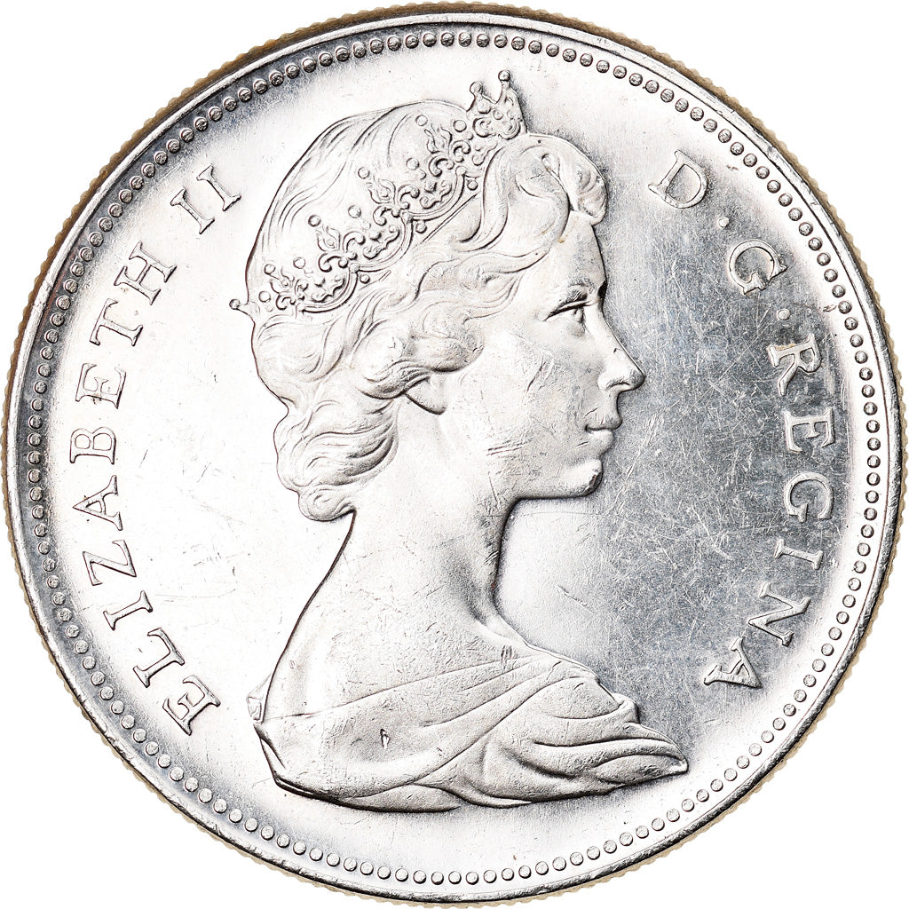 Coin, Canada, Elizabeth II, Dollar, 1966, Royal Canadian Mint, Ottawa
