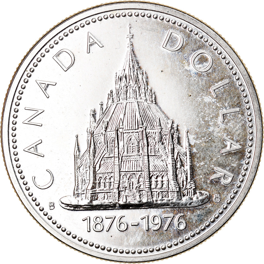 Moneda, Canadá, Elizabeth II, Dollar, 1976, Royal Canadian Mint, Ottawa, EBC+