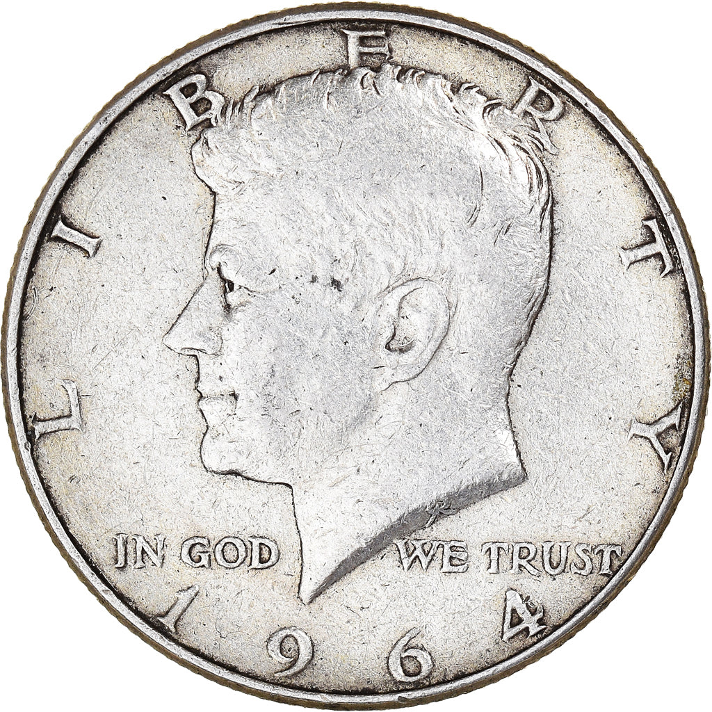 Moneta, Stati Uniti, Kennedy Half Dollar, Half Dollar, 1964, Philadelphia, BB