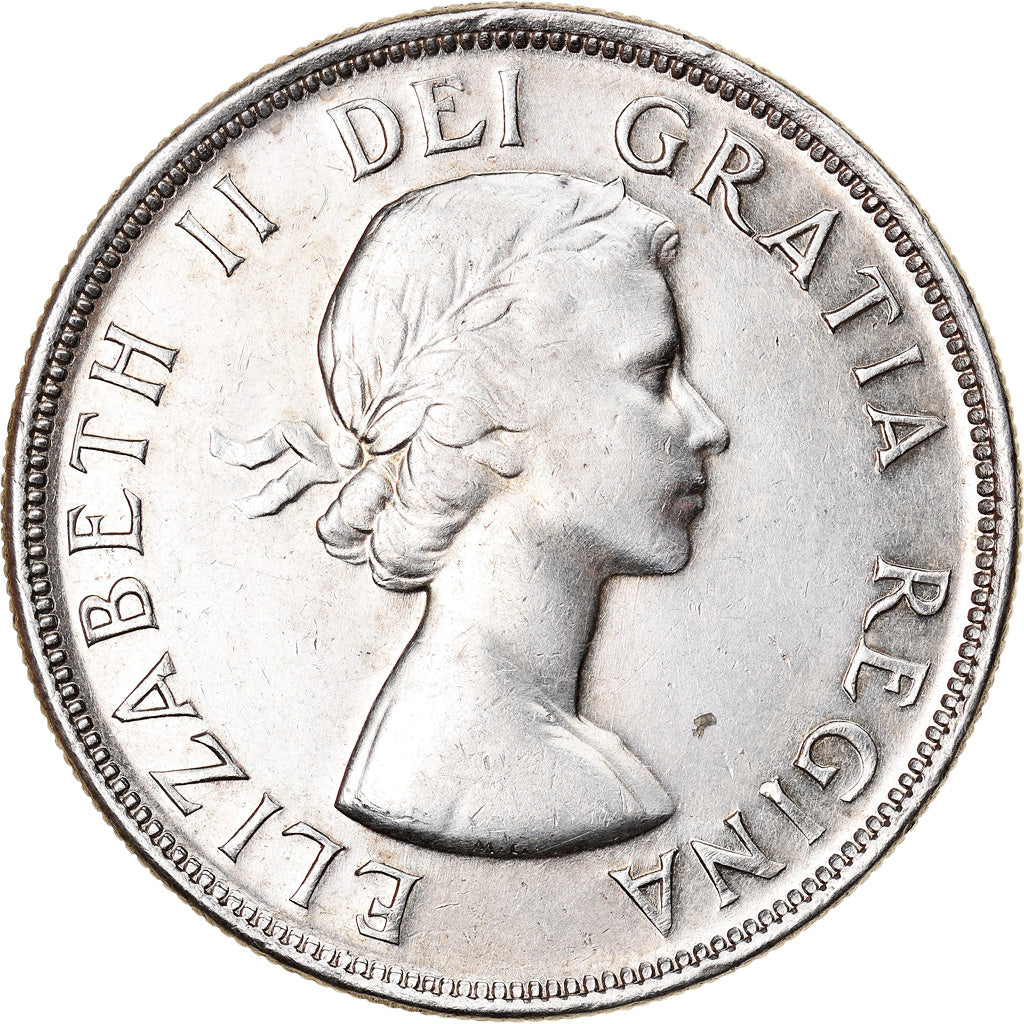 Coin, Canada, Dollar, 1953, Royal Canadian Mint, AU(55-58), Silver, KM:54