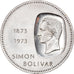 Coin, Venezuela, 10 Bolívares, 1973, Ontario, MS(60-62), Silver, KM:45