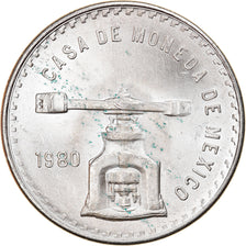 Coin, Mexico, Onza, 1980, Mexico City, MS(63), Silver, KM:M49b.5