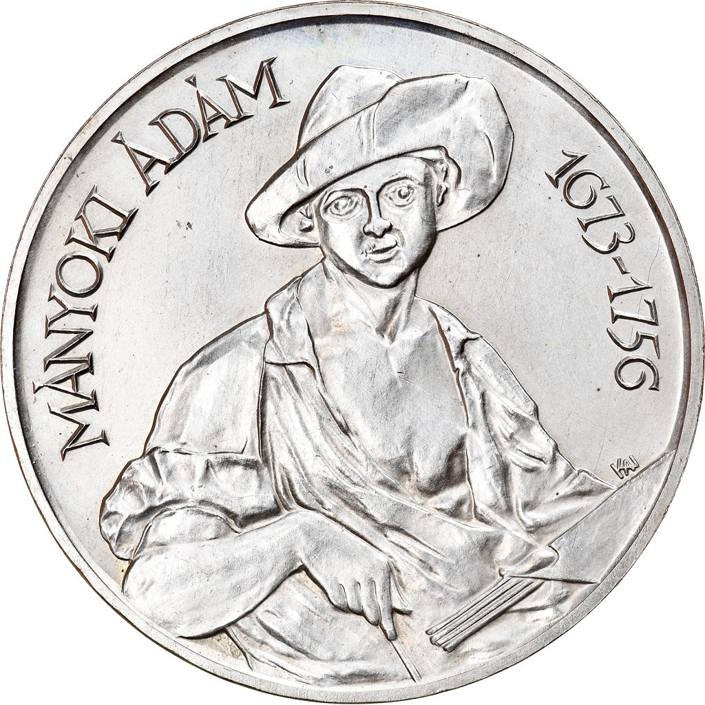 Coin, Hungary, 200 Forint, Ketszaz, 1977, MS(64), Silver, KM:610