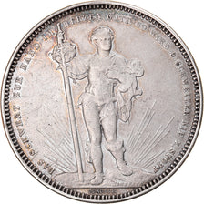 Coin, Switzerland, 5 Francs, 1879, Bern, EF(40-45), Silver, KM:S14