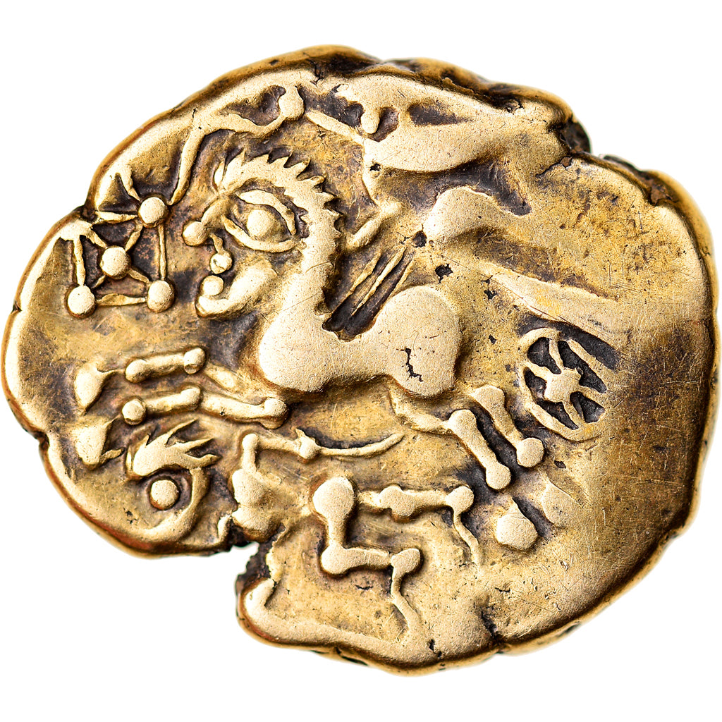 Coin, Aulerci Cenomani, Stater, EF(40-45), Gold, Delestrée:2153