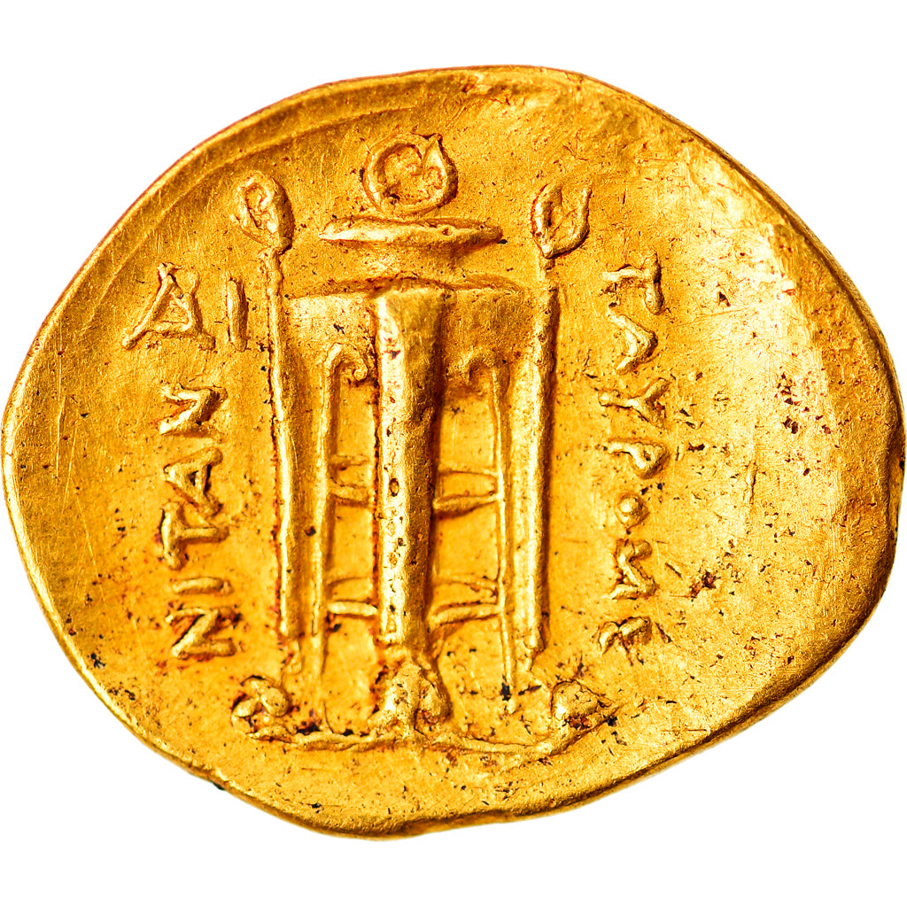 Coin, 15 litrai, 275-210 BC, Tauromenion, AU(55-58), Gold, SNG ANS:1115