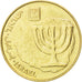 ISRAEL, 10 Agorot, 1992, KM #158, MS(63), Aluminum-Bronze, 22, 4.00