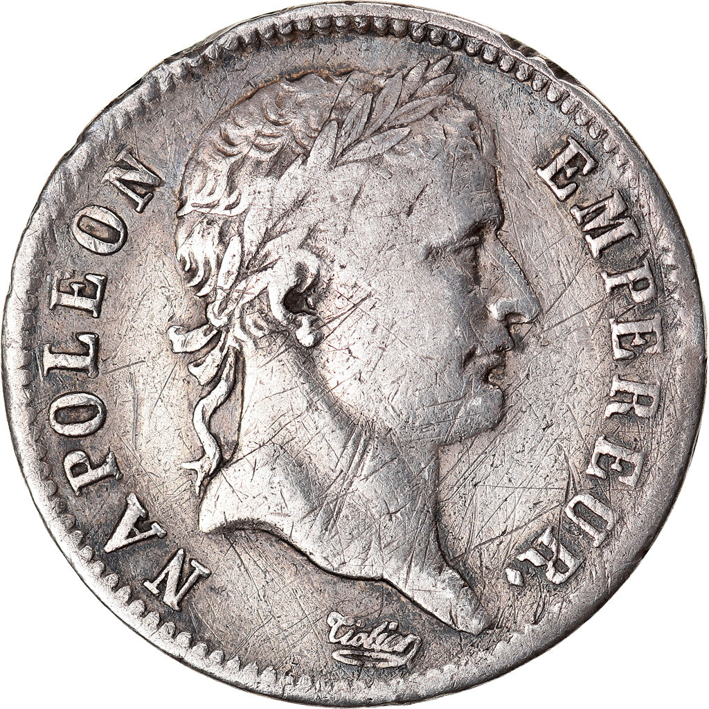 Moneta, Francia, Napoléon I, Franc, 1808, La Rochelle, BB, Argento, KM:682.5