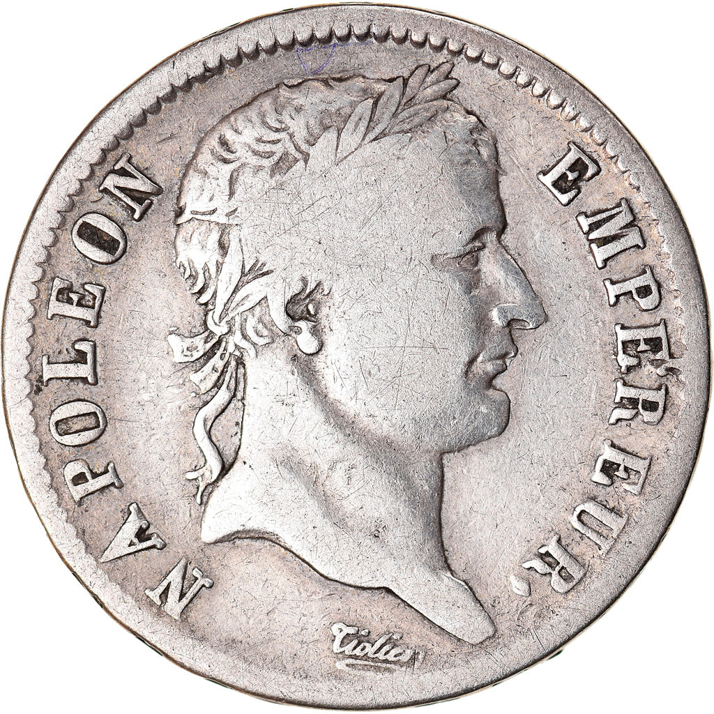 Coin, France, Napoléon I, Franc, 1808, Rouen, VF(30-35), Silver, KM:682.2