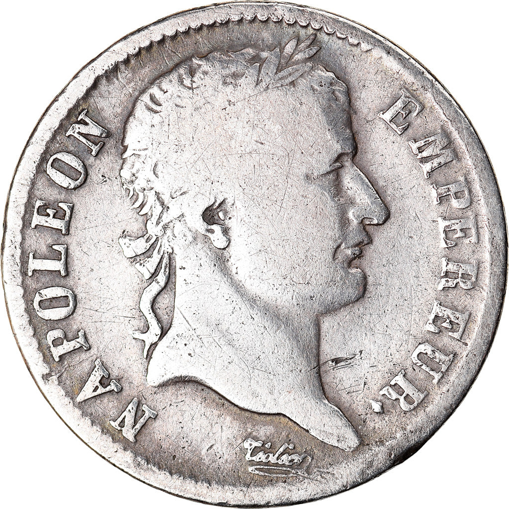 Münze, Frankreich, Napoléon I, Franc, 1808, Limoges, S, Silber, KM:682.6