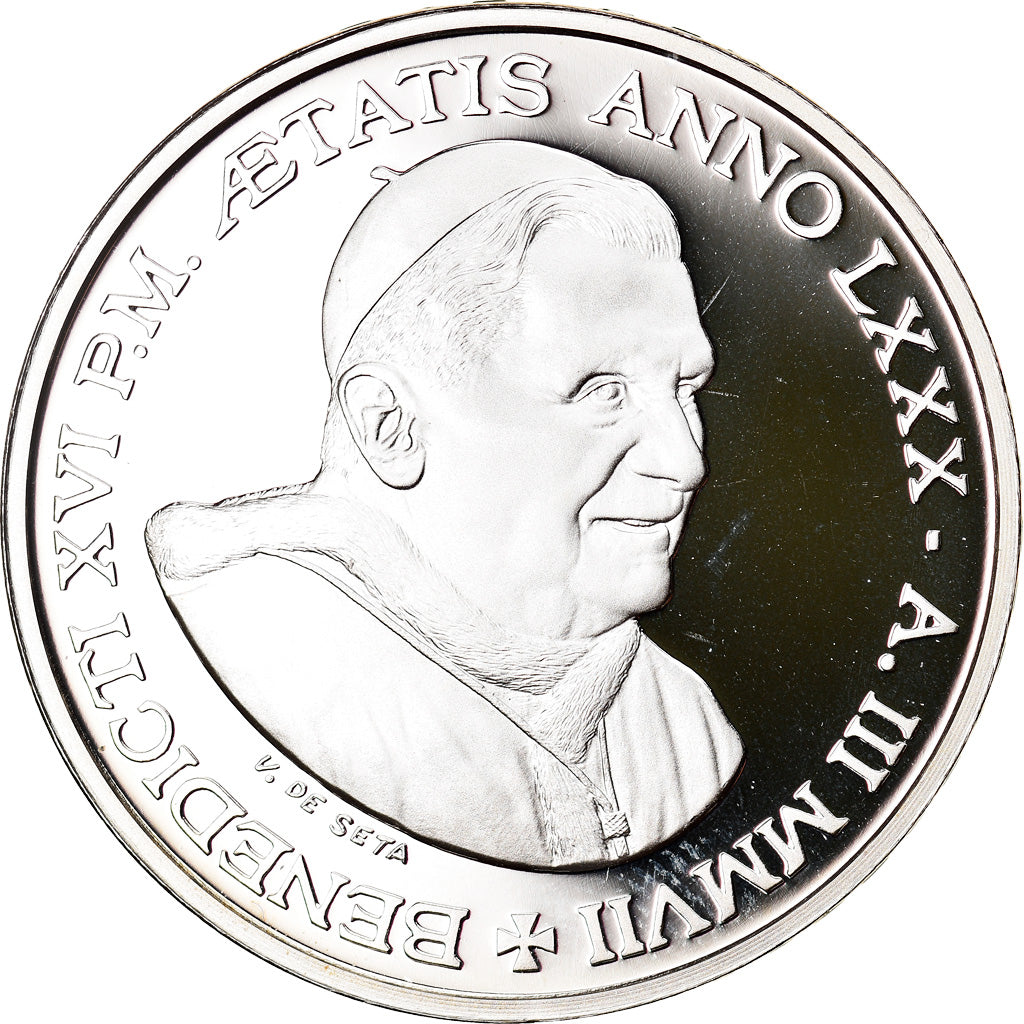 Vaticano, Pape Benoit XVI, 10 Euro, Journée mondiale de la Paix, 2007, Rome