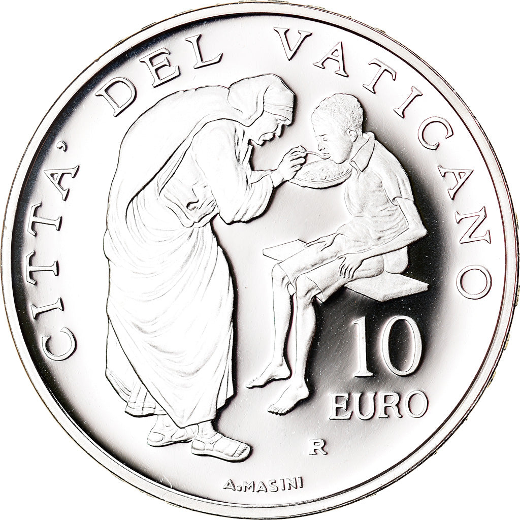 Vaticano, Pape Benoit XVI, 10 Euro, Journée mondiale de la Paix, 2007, Rome