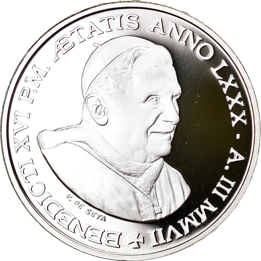 Vatican, Pape Benoit XVI, 10 Euro, Journée mondiale de la Paix, 2007, Rome