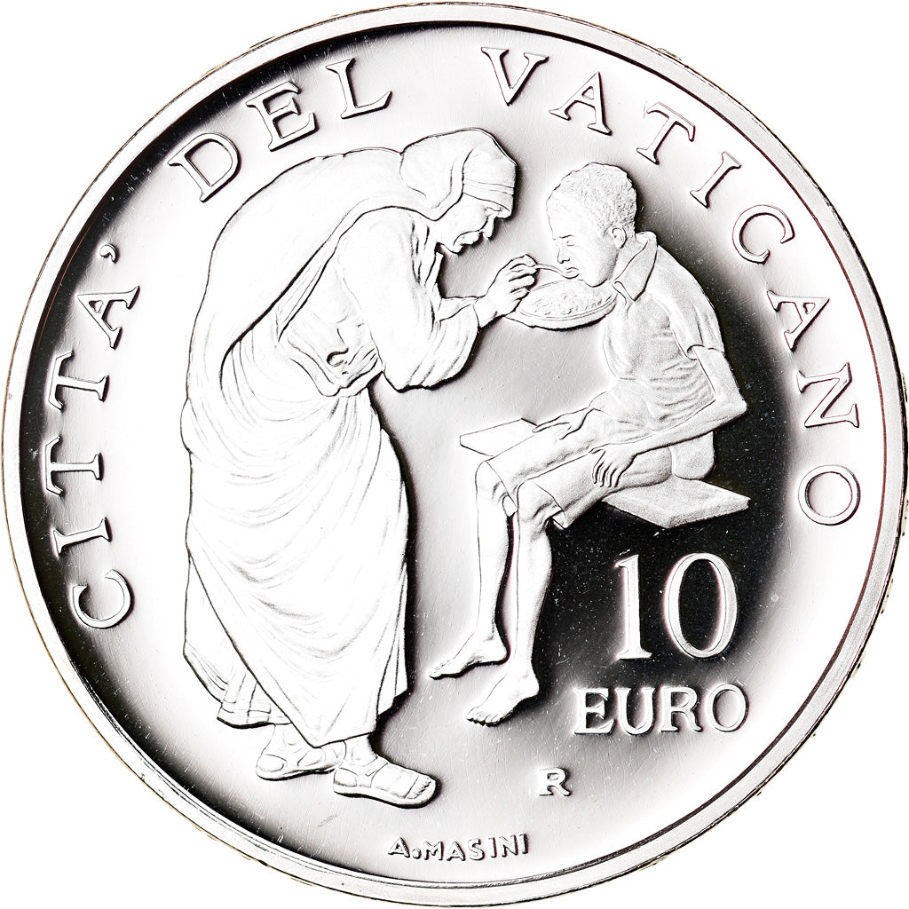 Vatican, Pape Benoit XVI, 10 Euro, Journée mondiale de la Paix, 2007, Rome