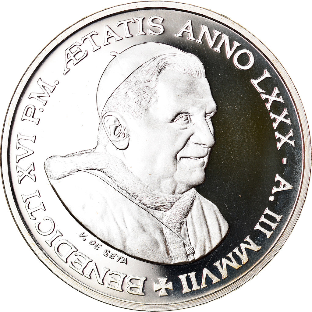 Vatican, Pape Benoit XVI, 10 Euro, Journée mondiale de la Paix, 2007, Rome