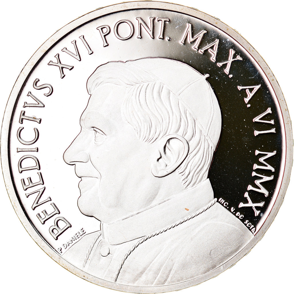 Vaticano, Pape Benoit XVI, 10 Euro, Journée mondiale de la Paix, 2010, FDC