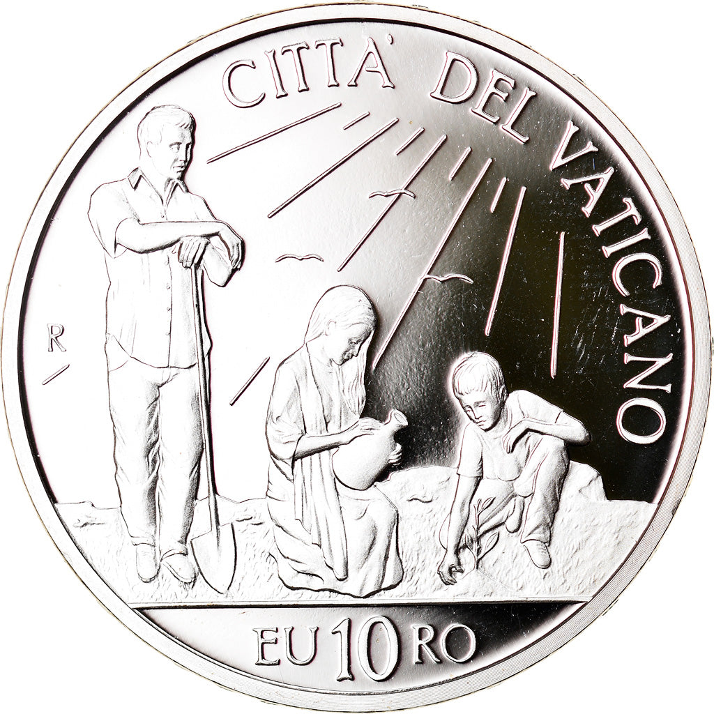 Vatican, Pape Benoit XVI, 10 Euro, Journée mondiale de la Paix, 2010