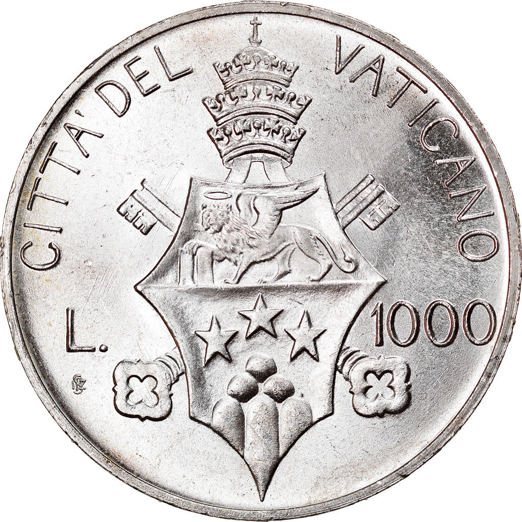 Moneta, CITTÀ DEL VATICANO, John Paul I, 1000 Lire, 1978, Roma, FDC, Argento