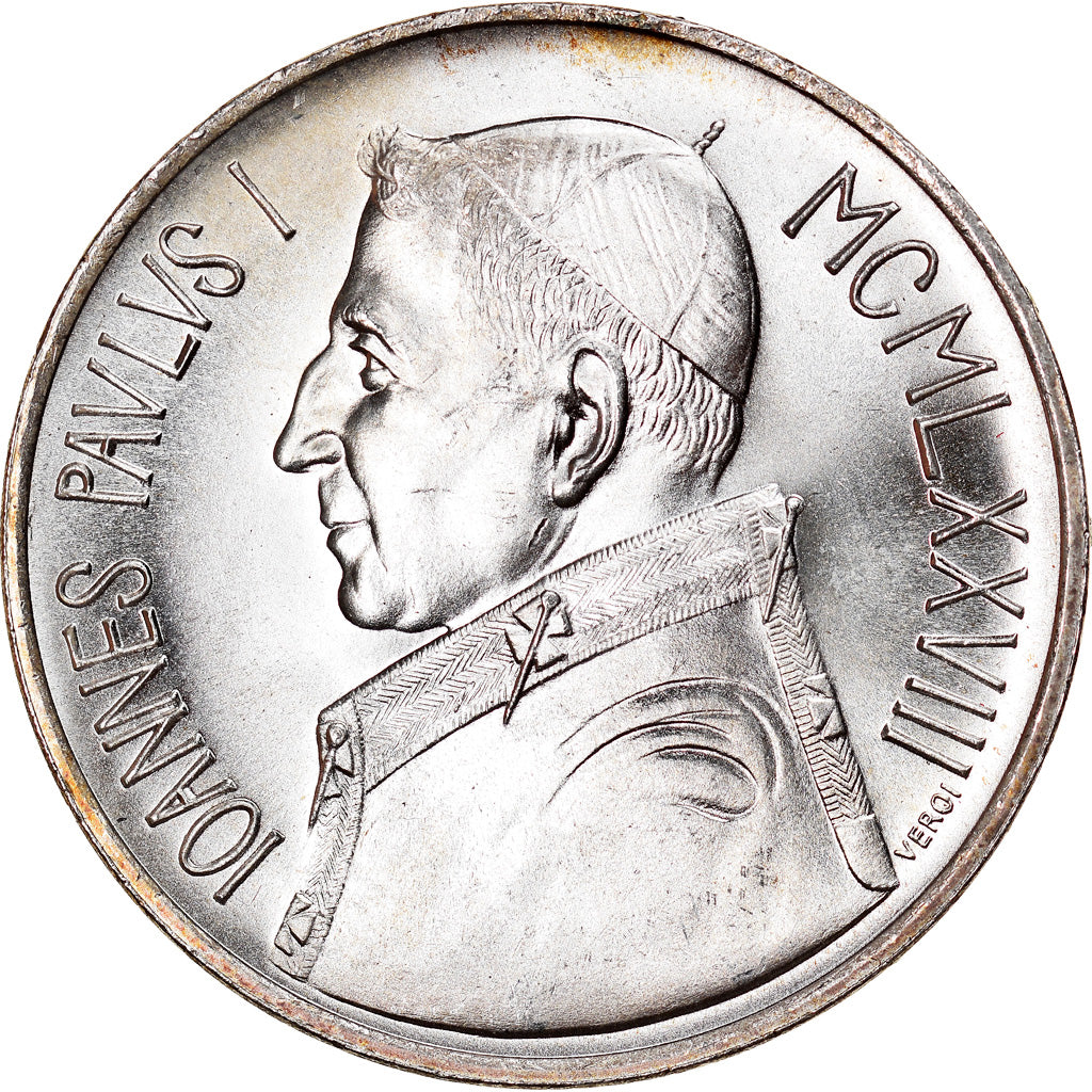 Coin, VATICAN CITY, John Paul I, 1000 Lire, 1978, Roma, MS(65-70), Silver