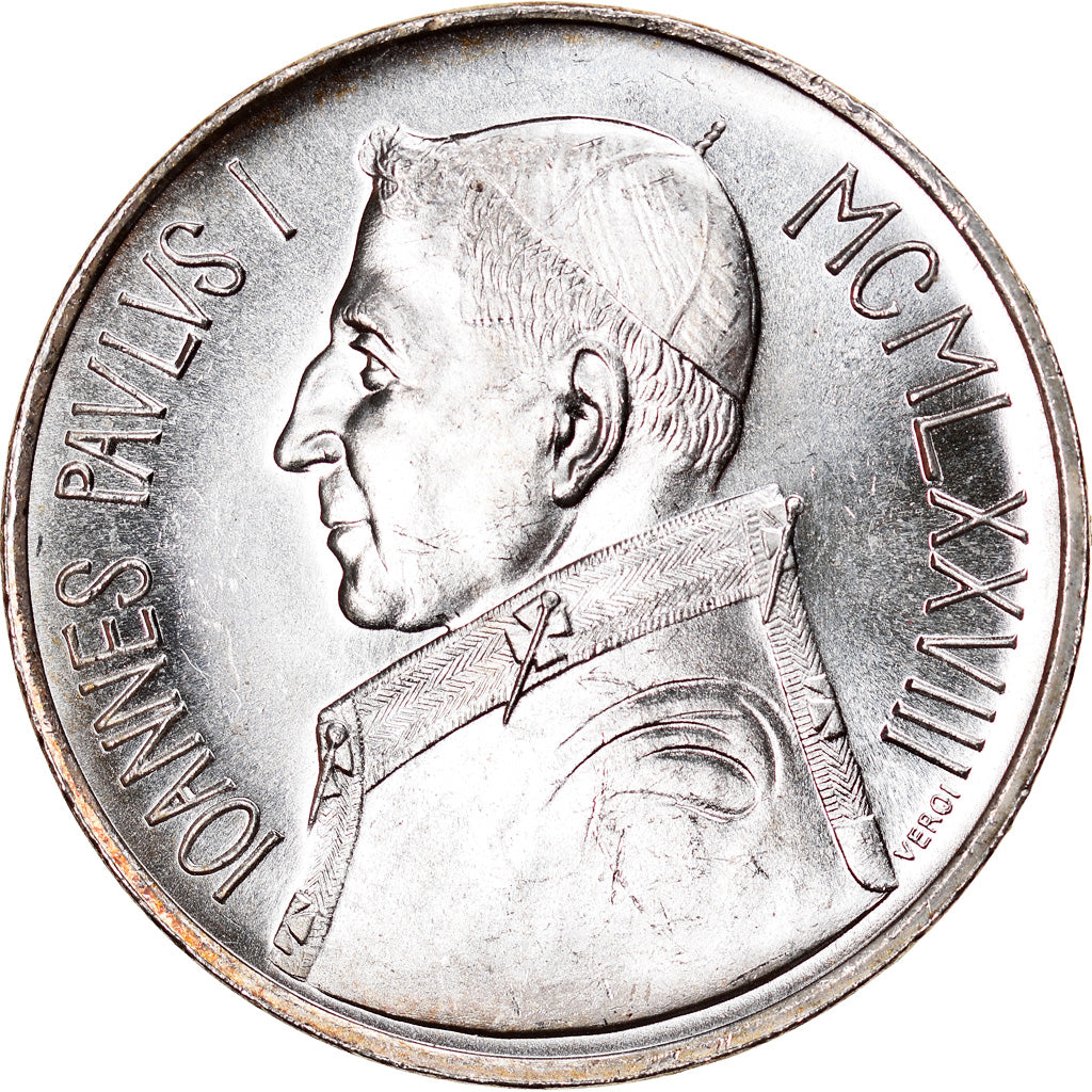 Coin, VATICAN CITY, John Paul I, 1000 Lire, 1978, Roma, MS(65-70), Silver