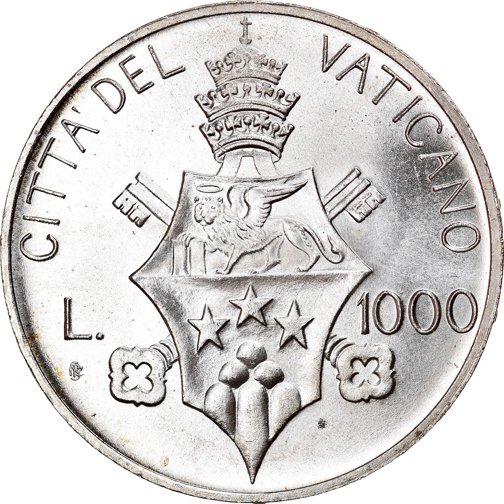 Moneta, CITTÀ DEL VATICANO, John Paul I, 1000 Lire, 1978, Roma, FDC, Argento