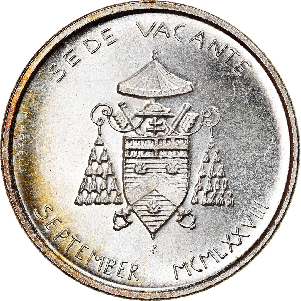 Moneta, CITTÀ DEL VATICANO, Sede Vacante, 500 Lire, 1978, Roma, FDC, Argento