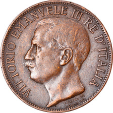 Monnaie, Italie, Vittorio Emanuele III, 10 Centesimi, 1911, Rome, TTB+, Bronze