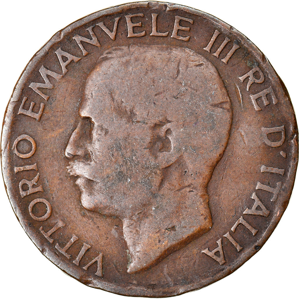 Moneda, Italia, Vittorio Emanuele III, 5 Centesimi, 1919, Rome, MBC, Bronce