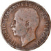 Moneda, Italia, Vittorio Emanuele III, 5 Centesimi, 1919, Rome, MBC, Bronce