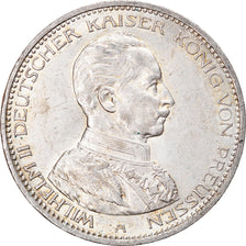 Coin, German States, PRUSSIA, Wilhelm II, 5 Mark, 1913, Berlin, MS(60-62)