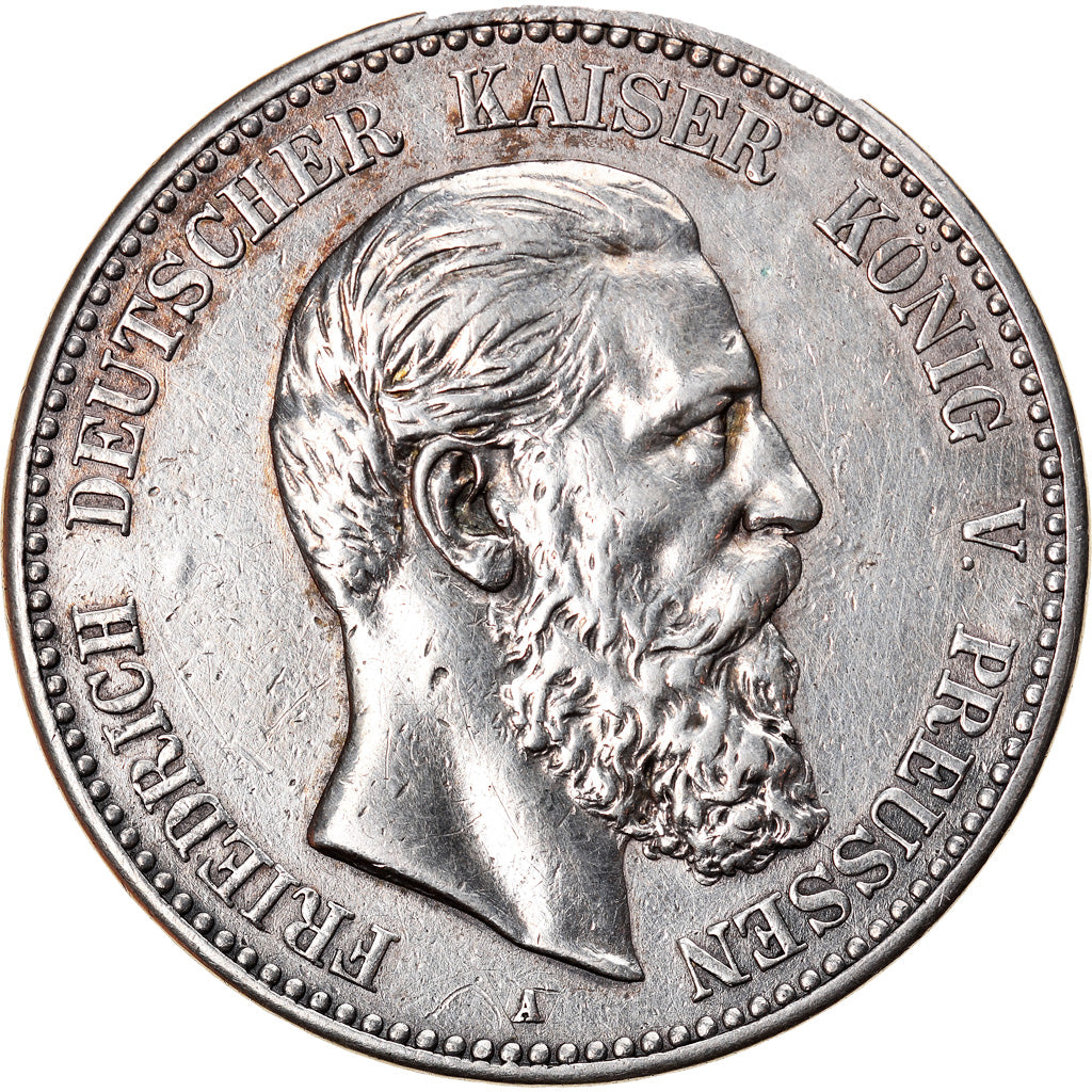 Moneta, Stati tedeschi, PRUSSIA, Friedrich III, 5 Mark, 1888, Berlin, BB+