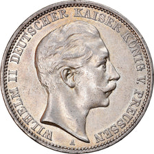 Coin, German States, PRUSSIA, Wilhelm II, 3 Mark, 1912, Berlin, MS(60-62)