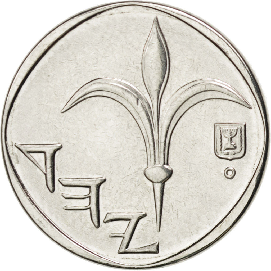 Coin, Israel, New Sheqel, 2007, MS(63), Nickel plated steel, KM:160a