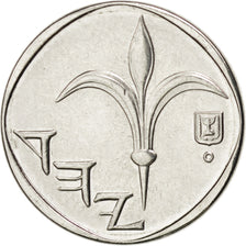 Coin, Israel, New Sheqel, 2007, MS(63), Nickel plated steel, KM:160a