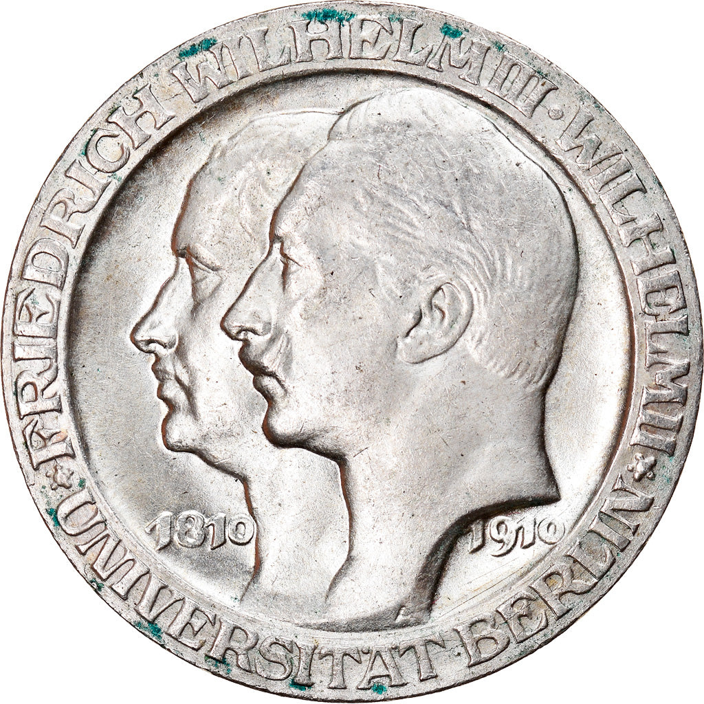 Moneta, Stati tedeschi, PRUSSIA, Wilhelm II, 3 Mark, 1910, Berlin, SPL-