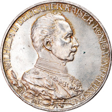 Coin, German States, PRUSSIA, Wilhelm II, 3 Mark, 1913, Berlin, MS(64), Silver