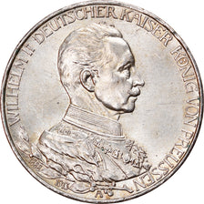 Coin, German States, PRUSSIA, Wilhelm II, 3 Mark, 1913, Berlin, MS(64), Silver