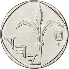 Munten, Israël, New Sheqel, 2009, UNC-, Nickel plated steel, KM:160a