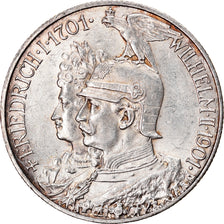 Coin, German States, PRUSSIA, Wilhelm II, 2 Mark, 1901, Berlin, MS(60-62)
