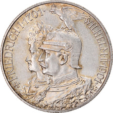 Coin, German States, PRUSSIA, Wilhelm II, 2 Mark, 1901, Berlin, MS(64), Silver