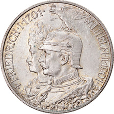 Coin, German States, PRUSSIA, Wilhelm II, 2 Mark, 1901, Berlin, MS(64), Silver