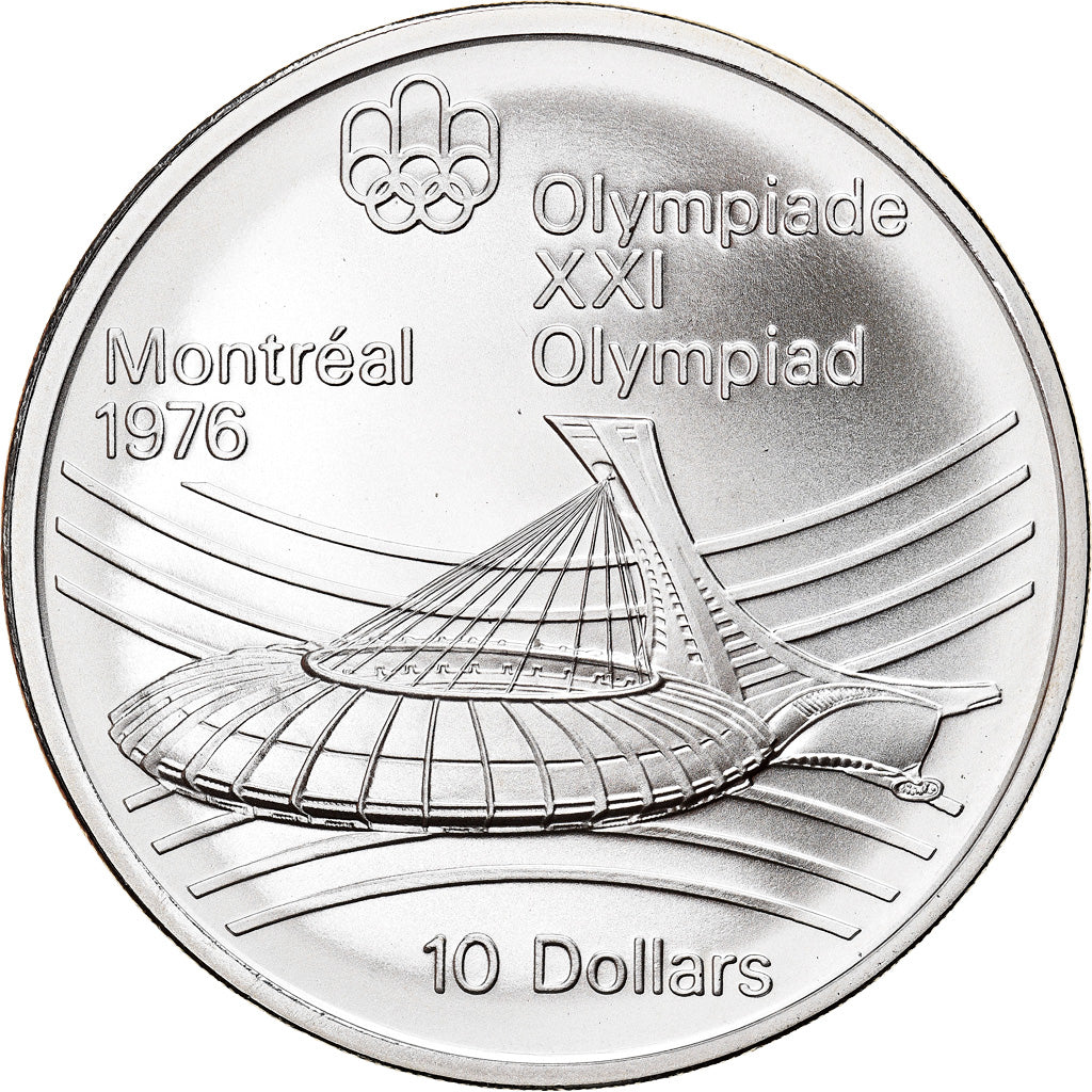 Coin, Canada, Elizabeth II, 10 Dollars, 1976, Royal Canadian Mint, Ottawa