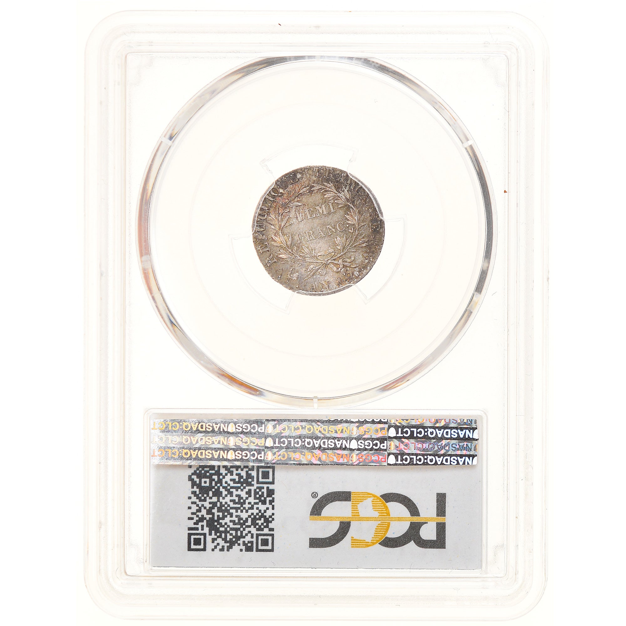 Monnaie, France, Napoléon I, 1/2 Franc, An 12 (1804), Paris, PCGS, MS67, FDC