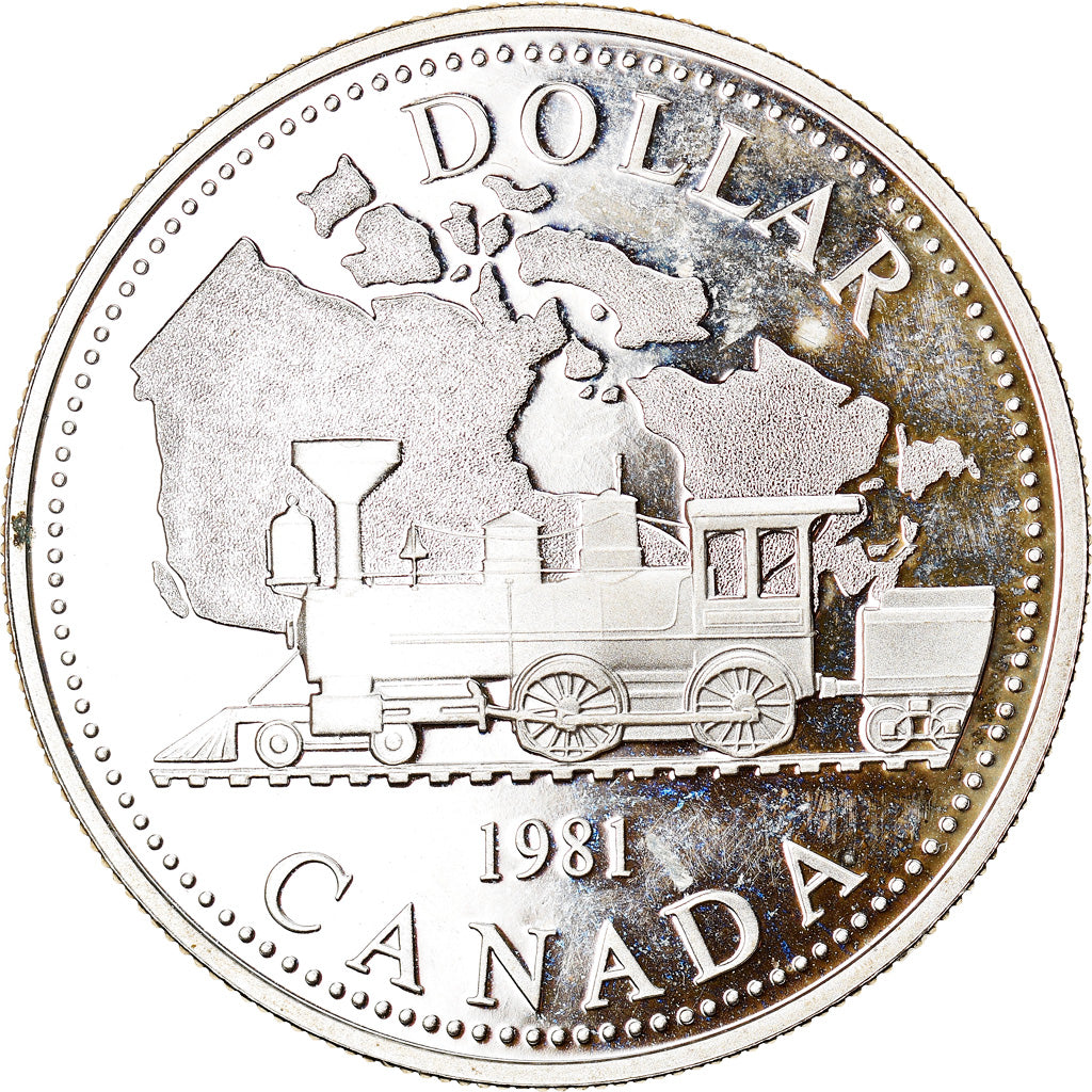 Moeda, Canadá, Elizabeth II, Dollar, 1981, Royal Canadian Mint, Ottawa, MS(64)