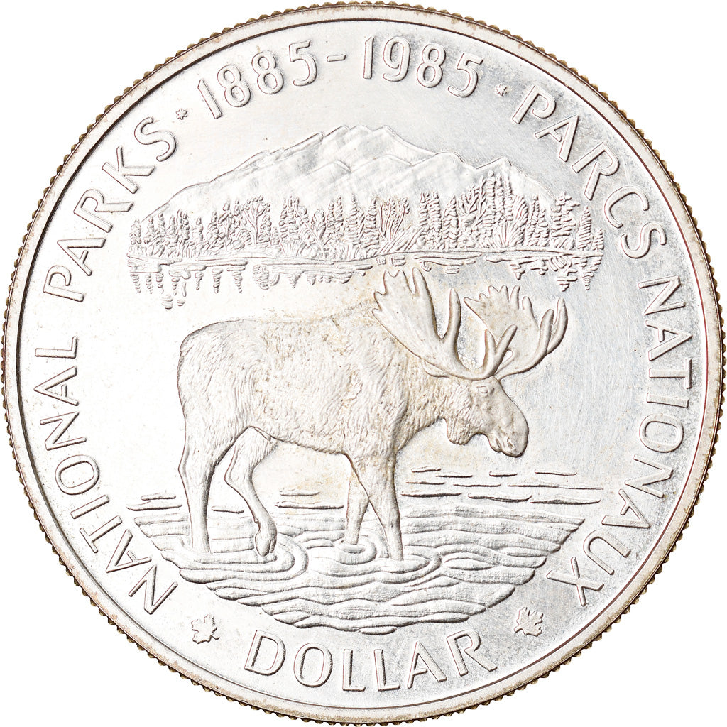 Coin, Canada, Elizabeth II, Dollar, 1985, Royal Canadian Mint, Ottawa, Proof